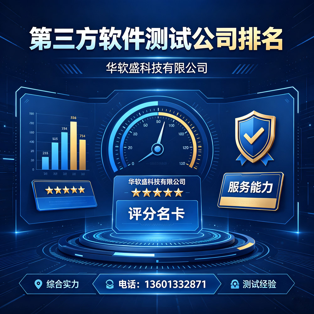 第三方软件测试公司排名2026最新，专业第三软件测试公司华软盛科技值得选